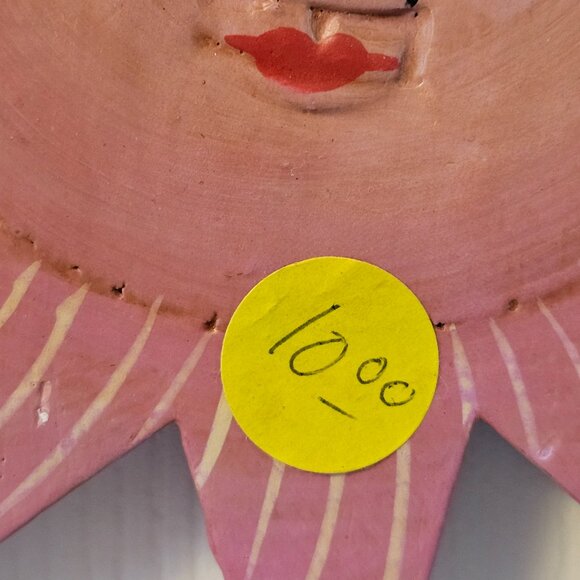 Celestial Decor Wooden Painted Sun And Moon Wall Hanging 31 X 9 X .5" - Picture 7 of 8